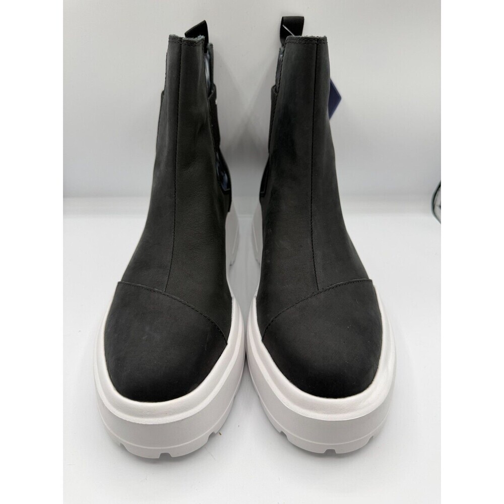 TOMS Women Alpargata Combat Boots Size 9 Black White Lug Sole NWT